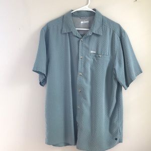 Columbia short sleeve button down shirt